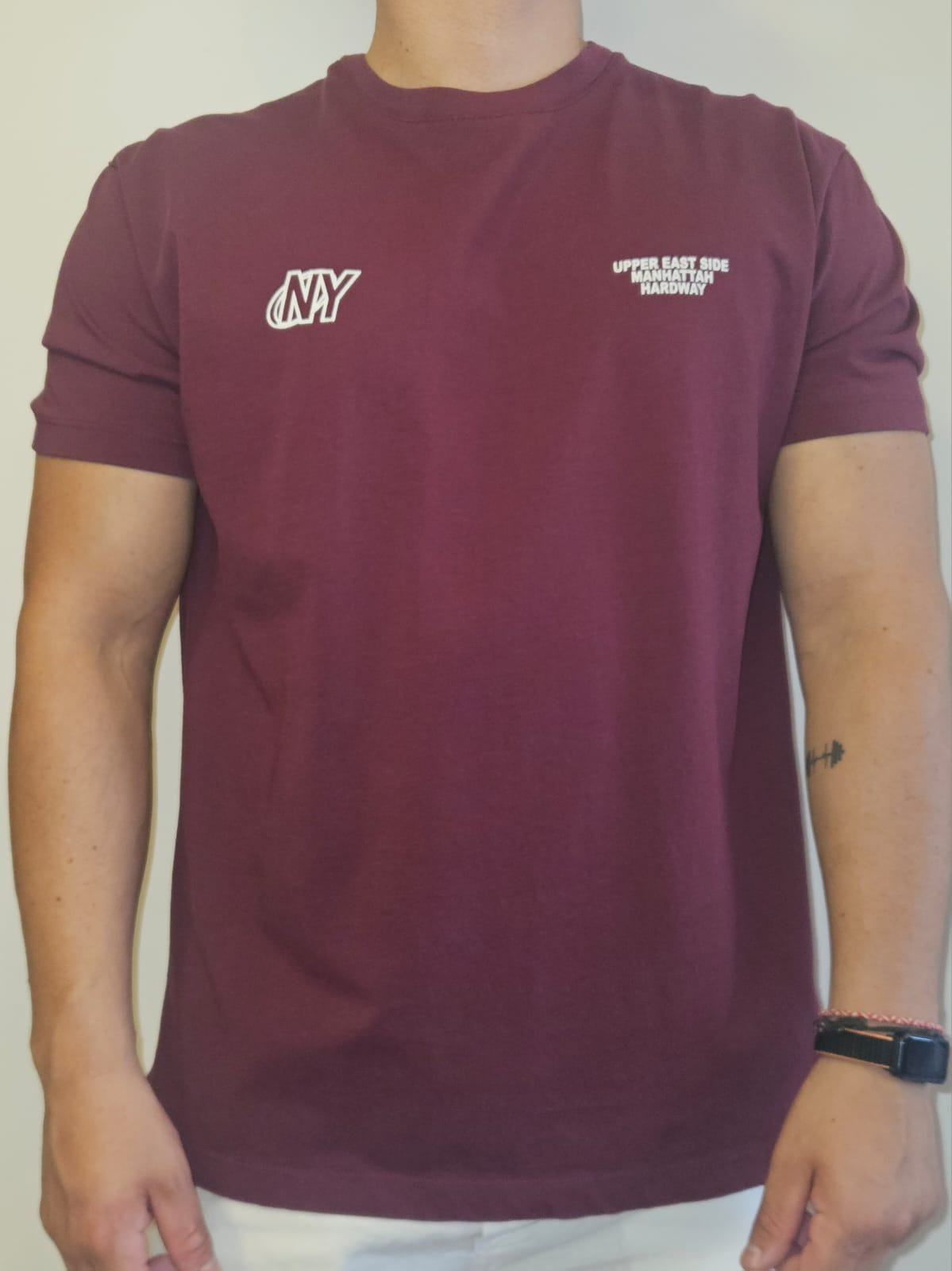 Remera NY Bordeaux